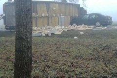Wypadek TIR Kurczaki DK19 5
