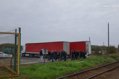 Imigranci z Afganistanu w naczepie ciężaróki - Gliwice 3