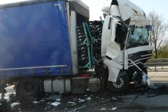 Wypadek a2 polski kierowca 2