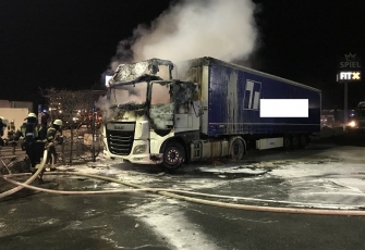 Niemcy – Kierowca z Polski znajdował się kabinie gdy wybuchł pożar – z poparzeniami trafił do szpitala 5