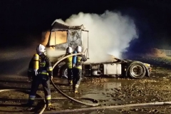 Pożar Ciągnik Siodłowy Barlinek 2