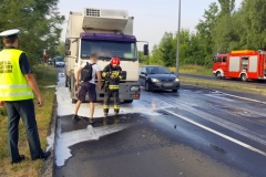 ITD pomogło przy płonącej ciężarówce 5