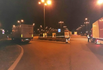 WITD – nocne kontrole na A1 wszyscy kierowcy byli trzeźwi - wykryto naruszenia czasu pracy 1