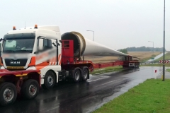 Transport wiatraków bez zezwoleń 1