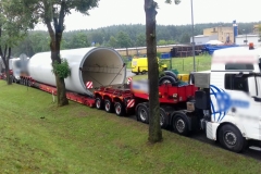 Transport wiatraków bez zezwoleń 5