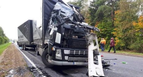 wypadek polskiego kierowcy na Białorusi