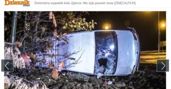 Śmiertelny Wypadek busa Zgierz