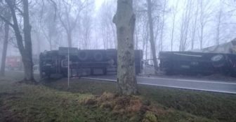 Wypadek TIR Kurczaki DK19 featured