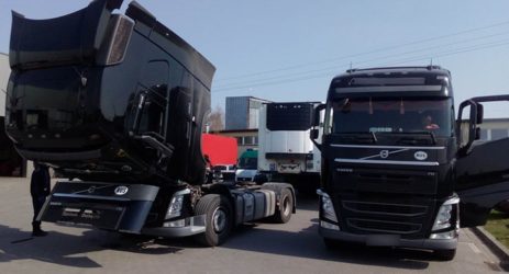Nowe rosyjskie ciężarówki z urządzeniem do manipulacji czasu pracy