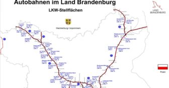 Autostrady Branderburgii Parkingi dla ciężarówek