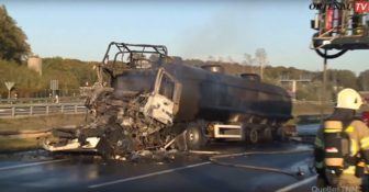 Niemcy – cysterna z Polski spłonęła na A2 - kierowca poniósł śmierć na miejscu