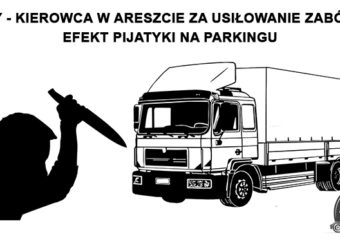 Niemcy – kierowca ciężarówki w areszcie za usiłowanie zabójstwa – efekt sobotniej pijatyki na parkingu.