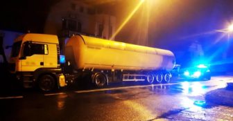 Pijany kierowca cysterny z gazem miał problem by wyjść z kabiny - miał ponad 3 promile alkoholu we krwi