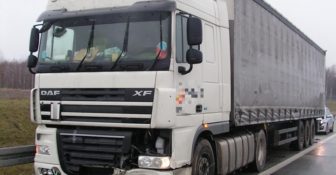 ITD – inspektorzy uratowali kierowcę ciężarówki, któremu groził wylew lub udar i zapobiegli tragedii na S8 f