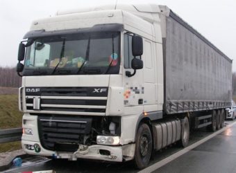 ITD – inspektorzy uratowali kierowcę ciężarówki, któremu groził wylew lub udar i zapobiegli tragedii na S8 f