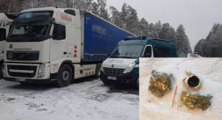 WITD – woreczki z marihuaną w kabinie litewskiej ciężarówki – kierowcy grożą 3 lata więzienia