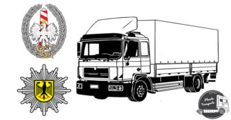 Sukces Polizei i Polskiej Straży Granicznej – odnaleziono skradzioną ciężarówkę